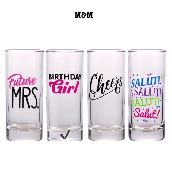 Celebratory Shot Glasses, 2 oz. Birthday Girl - Picture 2 of 2